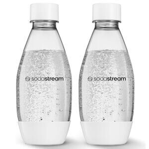 Sodastream 0.5L Slim Black & White Carbonating Bottles (Pack of 3)